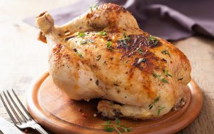 Simple roast chicken